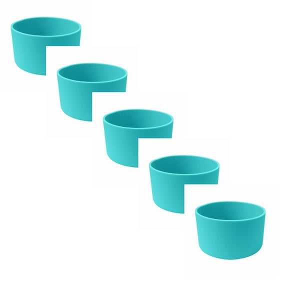 5 Pcs Silicone Water Bottle Boot for Owala 24 oz,Anti - Slip Protective Sleeve for Owala Twist & FreeSip & Flip Stainless Steel Water Bottle,Boot Bottom Base for Owala
