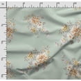 thumbnail image 2 of Soimoi Chinese Floral Printed, Poly Canvas Fabric, Decor Sewing Fabric by The Yard 56 Inch Wide,Decorative Fabric for Curtains Tote Bags, Mint Green, 2 of 5
