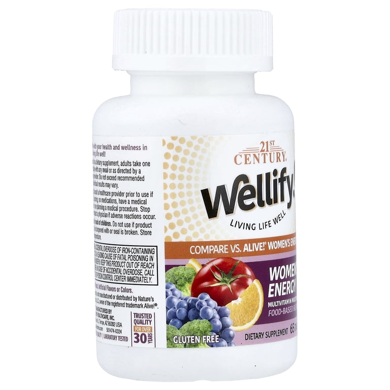 21st Century Wellify! Women's Energy, Multivitamin Multimineral