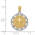 thumbnail image 2 of 14k Yellow Gold Baptism Necklace Charm Pendant Religious, 2 of 6