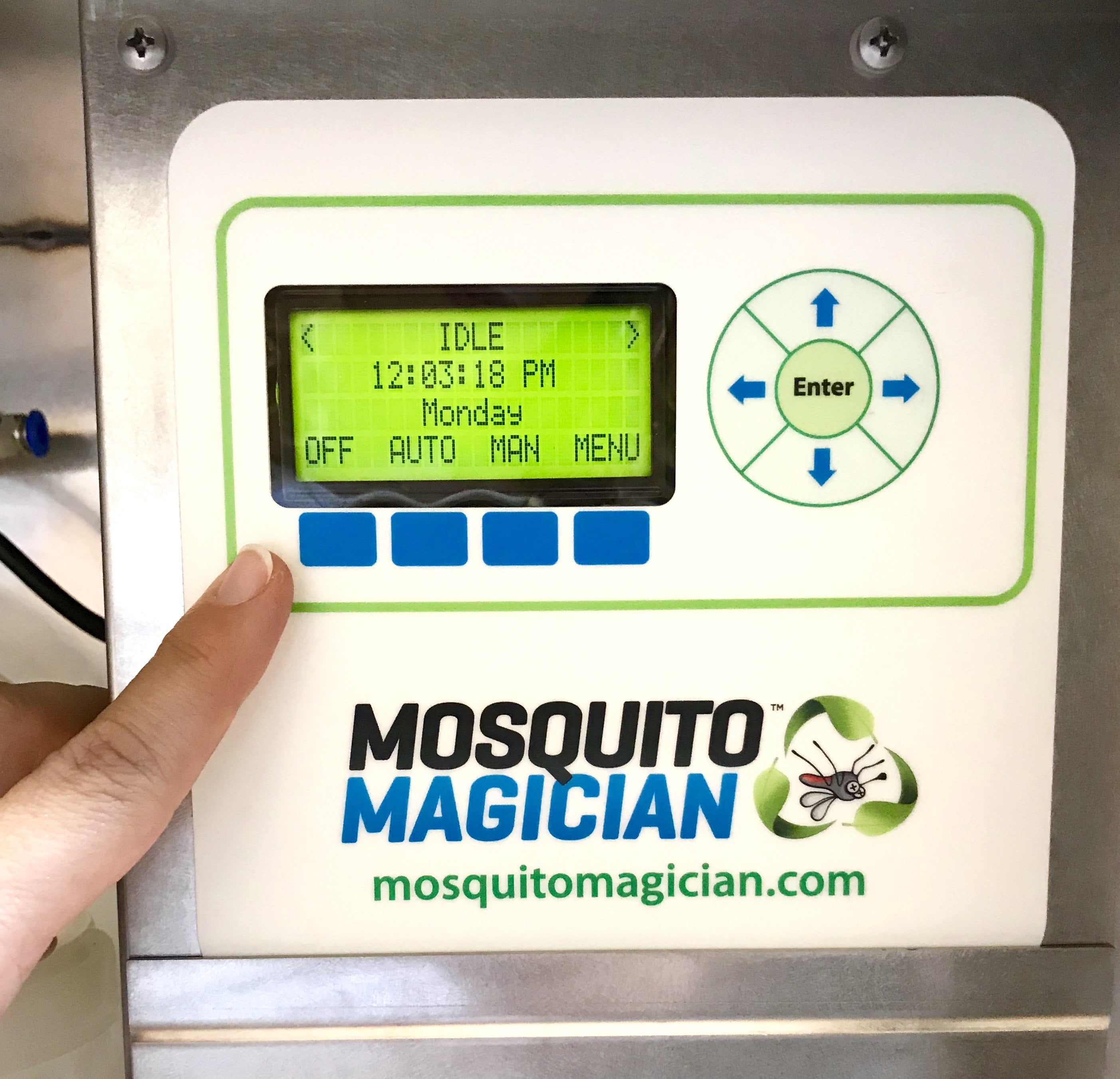 Automated Mosquito Killing and Fertilizing Machine - Stainless Steel