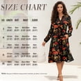 thumbnail image 7 of Uorisanigo Retro Mushroom Dress for Women Elegant with Pockets Flowy Casual Long Midi Dresses Comfortable Fashion Waist Party Work Dress, Size XX-Large, 7 of 7