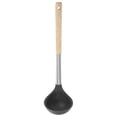 thumbnail image 1 of WORGEOUS Cucharón de sopa con mango de acero inoxidable, cuchara para servir sopa, cucharones, utensilios para Wok, cocina, cuchara profunda para cocinar salsas, 1 of 9
