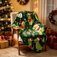 thumbnail image 7 of LEFXSMR Christmas Throw Blanket for Couch Knee Thigh Warm Flannel Holiday Blanket Chritsmas Decorations for Home Sofa Bed, 39.37*27.56", 7 of 7