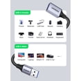 thumbnail image 4 of UGREEN 2 Pack USB Extension Cable, (15 FT+ 15 FT) USB Extender USB 3.0 Extension Cable Nylon Braided Compatible with Webcam, Camera, Phone, USB hub, Mouse, Keyboard, Printer, Hard Drive, Headset, 4 of 9