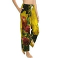 thumbnail image 6 of Salouo Cactus Flowers Print Women's Pajama Pants Casual Loose Sweatpants PJs Flowy Pants Drawstring Palazzo for Women Wide Leg Pants Lounge Pajama -Medium, 6 of 8