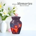 thumbnail image 4 of Cross Keepsake Cremation Urns For Human Ashes Adult Male - purple Mini Urn For Ashes For Women - Small Burial Urns For Adult Male - red Tiny Funeral Urn For Mom - 3 Inch, 4 of 7