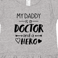 thumbnail image 4 of Inktastic My Daddy is a Doctor and a Hero Girls Toddler Dress, 4 of 5