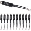 thumbnail image 1 of 10pcs 75 Ohm To 300 Ohm Uhf/vhf/fm Matching Transformer Converter Adapter With F Type Female Coax Coaxial Connector Plug Jack, 1 of 5