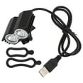 thumbnail image 2 of Luz Delantera de Bicicleta Recargable de USB, Altavoz Delantero Delantero de 2000lm Resistente Al Desgaste de 2000 LM Aleació de Aluminio Resistente, 2 of 7