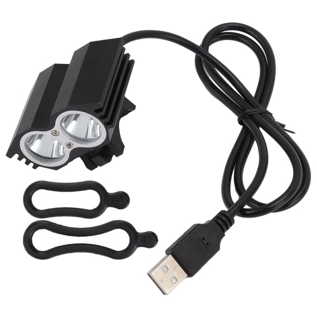 Luz LED para bicicleta 2000LM, luz fuerte, faro para bicicleta de montaña, lámpara USB para ciclismo nocturno al aire libre