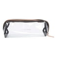 thumbnail image 3 of Tartan + Twine Basics Rose Gold Zipper Clear Pencil Case, 3 of 5