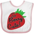 thumbnail image 3 of Inktastic So Berry Cute Boys or Girls Baby Bib, 3 of 4