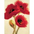 thumbnail image 2 of Benson, Paula 12x14 Gold Ornate Wood Framed with Double Matting Museum Art Print Titled - Red Poppies, 2 of 4