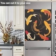 thumbnail image 3 of Yayeee Magnetic Dishwasher Cover for The Front Decoration Home Kitchen Machine Sticker Protector, Black Fish Pattern, 3 of 6