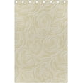 thumbnail image 4 of Coolnut Window Curtain Panels Beige Lisianthus Flowers Grommet Top Room Darkening Thermal Insulated Blackout Window Treatment Drapes 2 Panels W55 x L84 In, 4 of 6