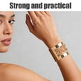 thumbnail image 3 of unbranded 2Ud Brazaletes Punk Dorados Ajustables Con Hueco Y Estilo Bohemio, 3 of 6