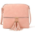 thumbnail image 1 of LHSHIDU Crossbody Bag for Women Lightweight Dome Shoulder Bag Retro Leather Satchel Wallet for Work Travel, 1 of 7