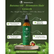 Herbal Shampoo 9-Plant–16.9 fl oz–with Cacahuananche, Sangre de Grado, Bergamot, Aloe, Rosemary & More Paraben-Free + 4 oz Batana Oil – Strengthening & Nourishing Hair Combo – Natural Hair Care BE