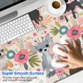 thumbnail image 2 of Long Mouse Pads for Desk,Chihuahua and Pioneer Flower Desk Mats on Top Of Desks, Desk Mouse Pad Extra Large with 3mm Non-Slip Base and Stitched Edge for Gaming,Office,Work,Home 47.3"x23.6", 2 of 6