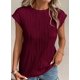 thumbnail image 4 of Remera PRETTYGARDEN Primavera Verano 2025 Manga Corta Vino Tinto XXL, 4 of 8