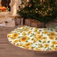 thumbnail image 5 of Sikiie Classical Cute Sunflower NO.101 Nativity Christmas Tree Skirt, Jesus Christian Winter Holiday Tree Mat Decoration(30-48IN)48", 5 of 6