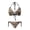 Woodland Tree Bark & Oak Leaf Camouflage Pattern, variant on Chririnla Woodland Camo Halter Triangle Bikini Set - Sexy Tie Side Two Piece Swimsuit for Beach, Vacation & Pool Party - Quick Dry, Figure Hugging Swimwear for Women
