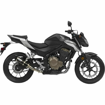 U450 Carbon Fiber - Leo Vince 3384E GP Corsa EVO Slip-On - Carbon Fiber Muffler - Carbon Fiber End Cap