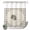 Gray, Slate, Pearl, Silver, variant on No Hook Shower Curtain, Field Mouse Shower Curtains for Bathroom with See Through Top Window, Farmhouse Grey Plaid Vintage Animals Waterproof & Washable Bath Curtain 66"x72"