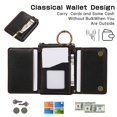 thumbnail image 6 of Decase Compatible with Samsung Galaxy Z Flip 4 Case with Card Holder and Strap for Women,Crossbody Lanyard,Stand Ring Kickstand,Snap Clasp,Phone Wallet Case,Black, 6 of 10