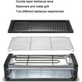 thumbnail image 4 of Parrilla de doble piso de 1500 W con bandeja para hornear, control de temperatura, parrilla eléctrica sin humo, ideal para fiestas y entretenimiento en casa., 4 of 5