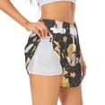 thumbnail image 3 of Lsque Cute Bee Gnome Printed Women's Running Shorts with Liner Pockets,Elastic Quick Dry Workout Athletic Gym Yoga Shorts,Womens High Waist Shorts-Medium, 3 of 9