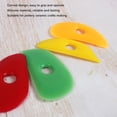 thumbnail image 4 of Silicone Rib Set,  and Lasting 4 Colors Ceramic Rib Clay Tool Convenient Grip  for Crafts Sculpting Shaping, 4 of 7
