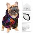 thumbnail image 3 of KLL A Bright Abstract for Basic Dog Hoodie - Pet Hoodie Sweater with Leash Hole - Cute Dog Sweatshirt - Pet Clothes Hooded Sweatshirt for Dog & Cat -Large, 3 of 8