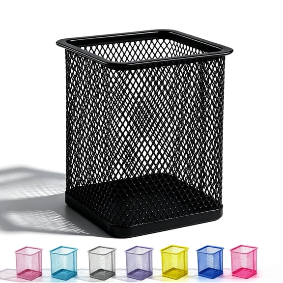 Pen Holder, Mesh Pencil Holder, Back to School Supplies, Metal Pen Cup Organizer for Home, Office, Desk