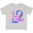 thumbnail image 3 of Inktastic 2nd Birthday Mermaid Tail Boys or Girls Toddler T-Shirt, 3 of 5