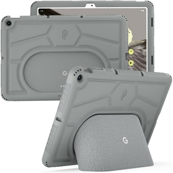 Poetic TurtleSkin Series for Google Pixel Tablet Case 11 inch (2023), Heavy Duty Shockproof Rugged Kids Friendly Drop Protection Silicone Cover Case, Hazel