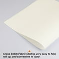 thumbnail image 3 of Uxcell 14 Count Cross Stitch Cloth 20 by 28 Inch Embroidery Fabric, Beige White, 3 of 6