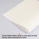 thumbnail image 3 of Uxcell 14 Count Cross Stitch Cloth 20 by 28 Inch Embroidery Fabric, Beige White, 3 of 6