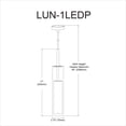 thumbnail image 2 of Luna LED Pendant, 2 of 3
