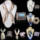 thumbnail image 2 of Fashion Retro Butterfly Frog Owl Animal Scarf Buckle Personality Ladies Hollow Rhinestone Shawl Scarves Buckle Brooch Jewelry, 2 of 4