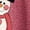 HEATHER WINE, variant on - Joyful Merry Blessed Christmas Snowmen Short Sleeve Graphic T-Shirt