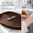 thumbnail image 6 of Necklace Extender Clasp Double Lobster,925 Silver Claw Connector Bracelet Extension Clasp Small Bracelet Extender Necklace Shortener Clasp for DIY Jewelry Making, 6 of 11