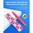 thumbnail image 2 of Pinzas para depilación de cejas GlamTweeler Expert con funda, 2 of 7