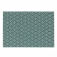 thumbnail image 1 of Turquoise Cutting Board, Oriental Moroccan Style Shapes Rounds in Symmetic Order Orient Image, Decorative Tempered Glass Cutting and Serving Board, Small Size, Turquoise Brown, by Ambesonne, 1 of 1