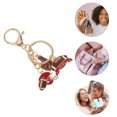 thumbnail image 4 of Unique Bargains 1 Pc Handbag Charms Keychains Football Bag Accessories Reddish Brown, 4 of 5