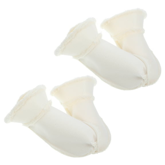 Pixnor 2 Pairs Winter Clog Shoes Lining Sandals Slippers Liner Slip-on Clog Warming Lining