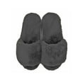 thumbnail image 4 of LAVRA Womens Fuzzy Slides Faux Fur Slippers Sandals, 4 of 5