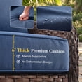 thumbnail image 6 of Bellefurn Outdoor Deep Seat Cushion 24 X 24 X 6 inch for Patio Furniture,Outdoor Chair Cushions Waterproof & Fade Resistant Patio Furniture Cushions for Wicker Chair, Sofa, Couch, 6 of 12