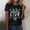 Black, variant on Womens Summer Tops Womens Summer Tops Trust I Watch On Patrol Live Basically Cop T Shirt for Women Casual Graphic Tee S